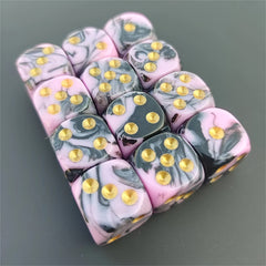 12pcs 16mm Dual Dice Set for Games & Collection