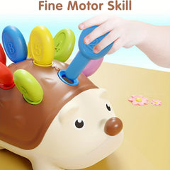 Montessori Sensory Hedgehog Toys For Baby Toddler Fine Motor Skills Learning