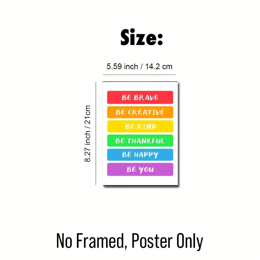Rainbow Style Children's Poster No Frame Kids Gift Room Decor