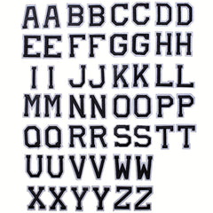 Alphabet Patches Ironed Adhesive for Shirts Jacket