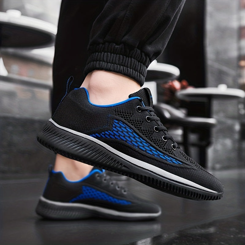 Men's Lace up Sneakers Athletic Shoes Lightweight Breathable Running Shoes
