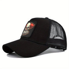 Unisex Mesh Baseball Cap Clown Embroidery Outdoor Sport Hat