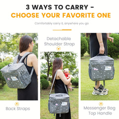 Stroller Hanging Storage Bag Star Printing Storage Backpack