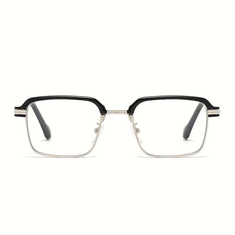Men's Blue Light Blocking Glasses Metal Frame Computer Readers