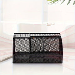 Functional Mesh Pen Holder Desktop Office Supplies