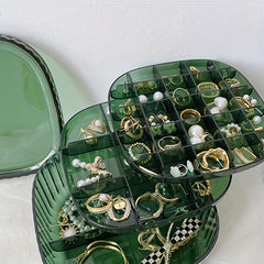 Earring Organizer Jewelry Travel Case Rings Earrings Beads Storage