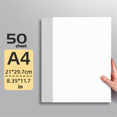 50pcs A4 8K Hard Card Paper Thickened Painting Sketch Origami
