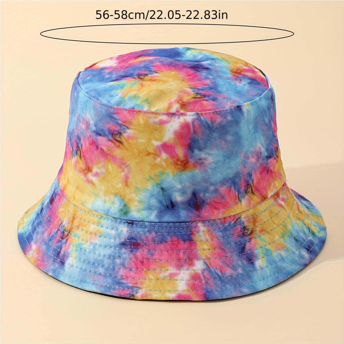 Mens Tie Dye Print Bucket Hat