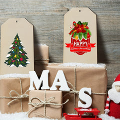 10pcs DIY Wooden Pet Sign Blank Door Sign Laser Cut Wooden Chip Christmas Decor