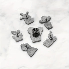 Green Plant Dripping Alloy Brooch Flower Grass Succulent Potted Badge