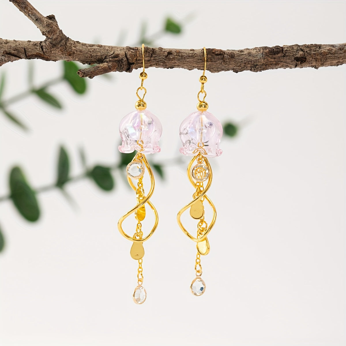 Jellyfish Dangling Earrings - Ocean-Inspired Jewelry