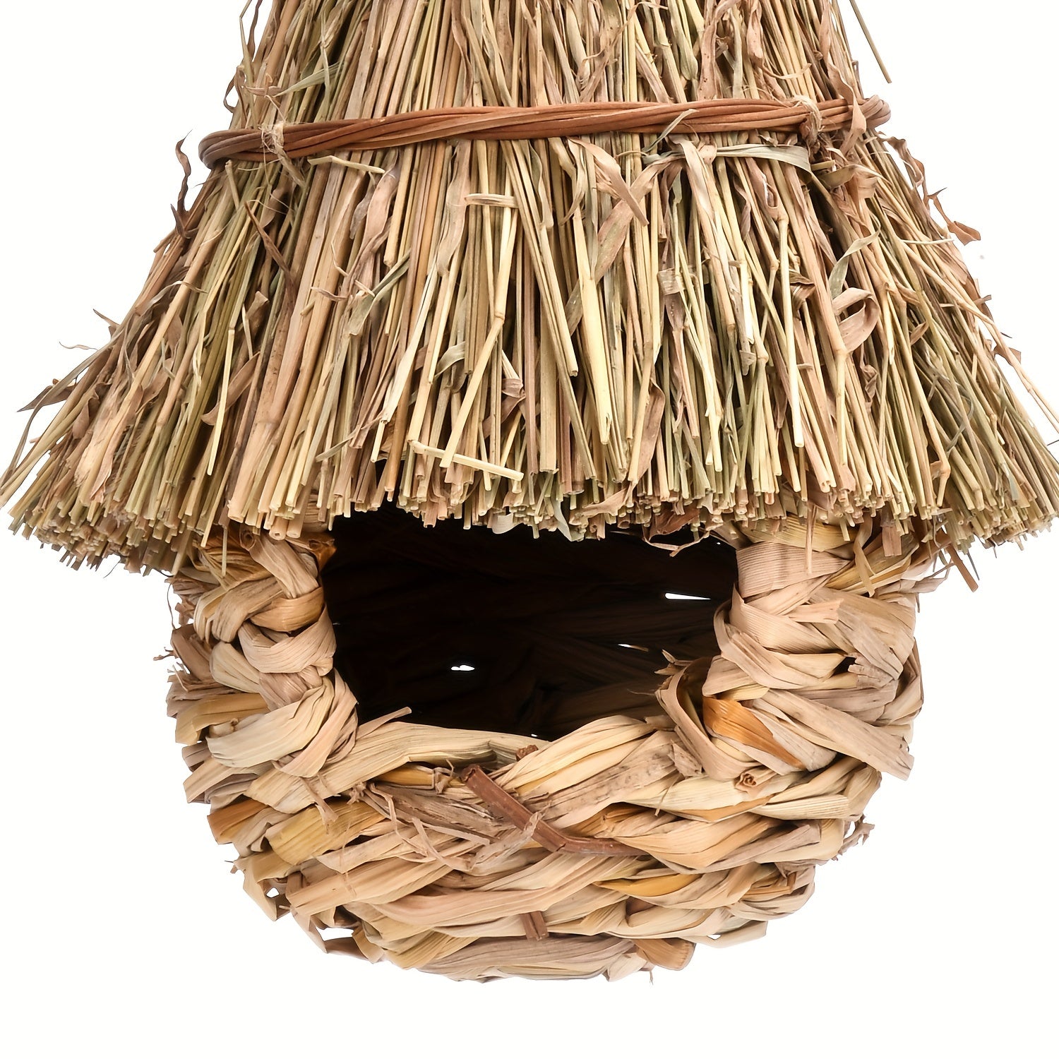Straw Bird Nest Creative Bird Cage Bird House Outdoor Decoration