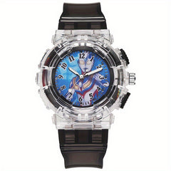 Flash Ultraman Kids Watch Silicone Strap Gift