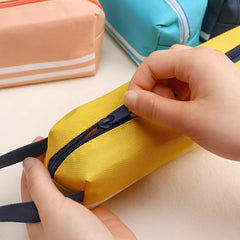 Big Capacity Canvas Pencil Case with Zipper