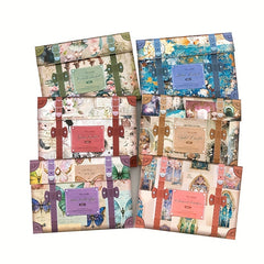 60pcs Retro Fantasy Collage Materials European Characters Flower Window Elves