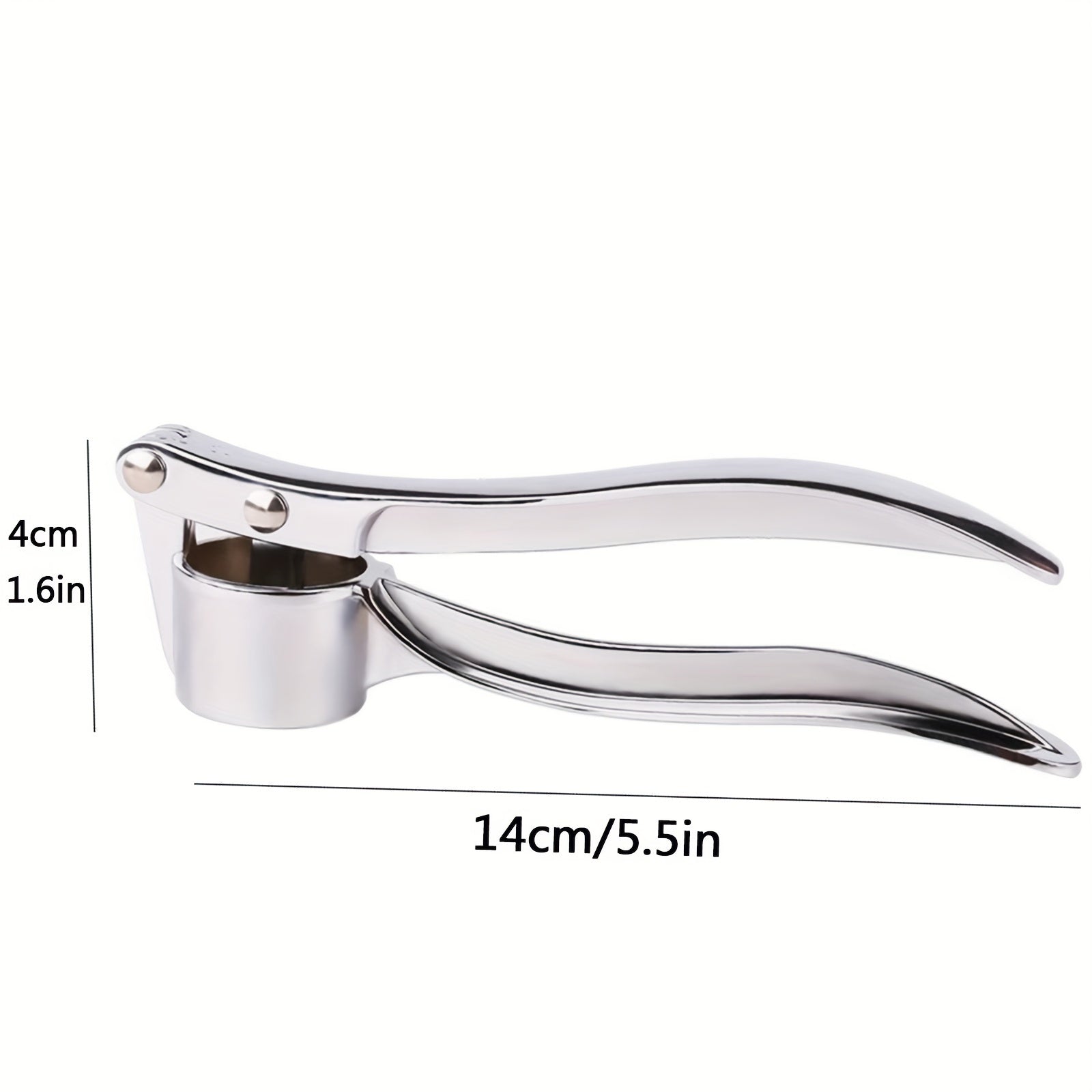 Stainless Steel Garlic Press for Easy Cooking