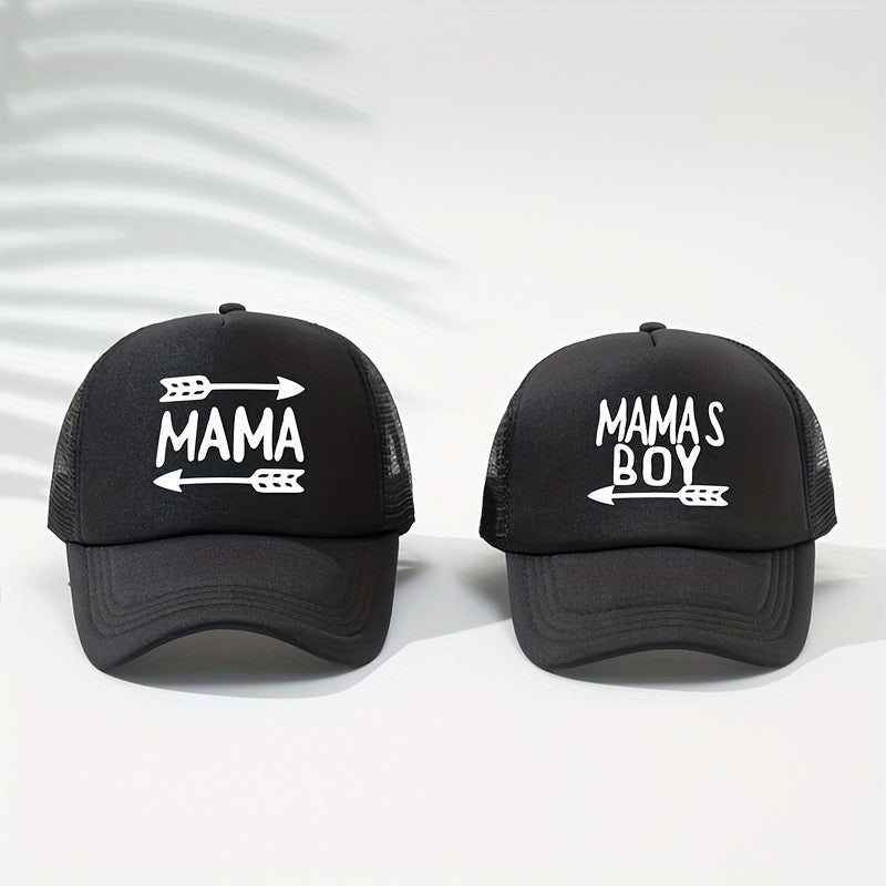 Parent Child Set Mama Mesh Baseball Cap Sunshade Peaked Cap for Toddler