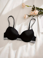 Colorblock Push Up Bra Women's Lingerie