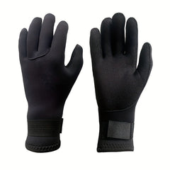 3mm Neoprene Diving Gloves Warm Non-slip Fishing Swimming Gloves