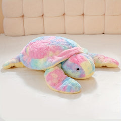 Adorable Sea Turtle Plush Doll Soft Dreamy Colors Stuffed Animal Doll