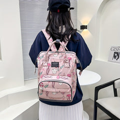 Printed Mommy Bag Large Capacity Diaper Bag