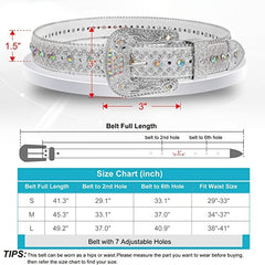 Western Studded Rhinestone Belt Vintage Bling Y2K