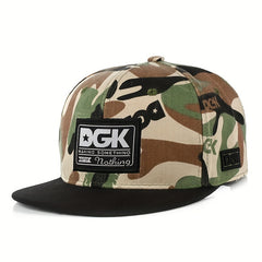 Hip Hop Baseball Cap Embroidered Flat Brim Sun Hat