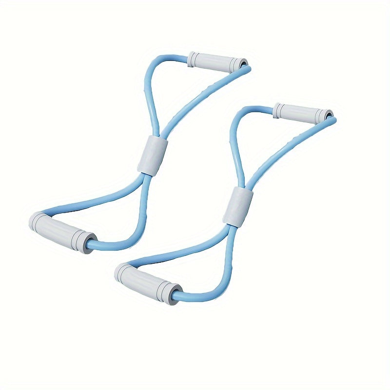 2pcs Elastic Yoga Resistance Bands Fitness Tension Bands Strength Training