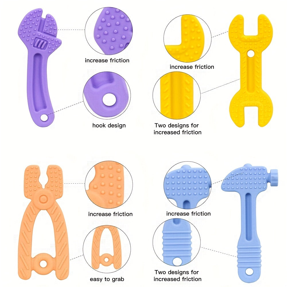 Baby Teething Toys Freezer BPA Silicone Molar Teether Chew Toys