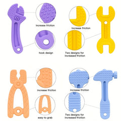 Baby Teething Toys Freezer BPA Silicone Molar Teether Chew Toys