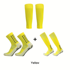 3 Pairs Soccer Grip Socks Football Socks Set for Competition & Training