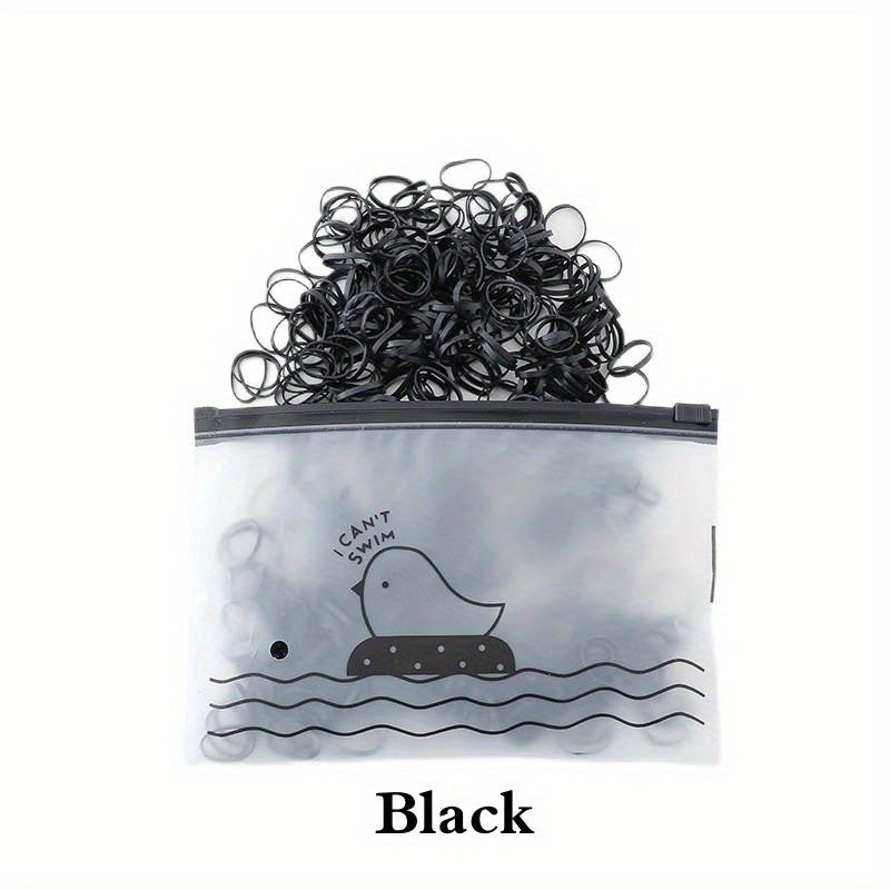 1000pcs Colorful High Elastic Hair Tie Hair Accessories For Girls