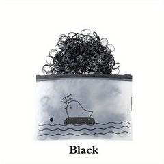 1000pcs Colorful High Elastic Hair Tie Hair Accessories For Girls