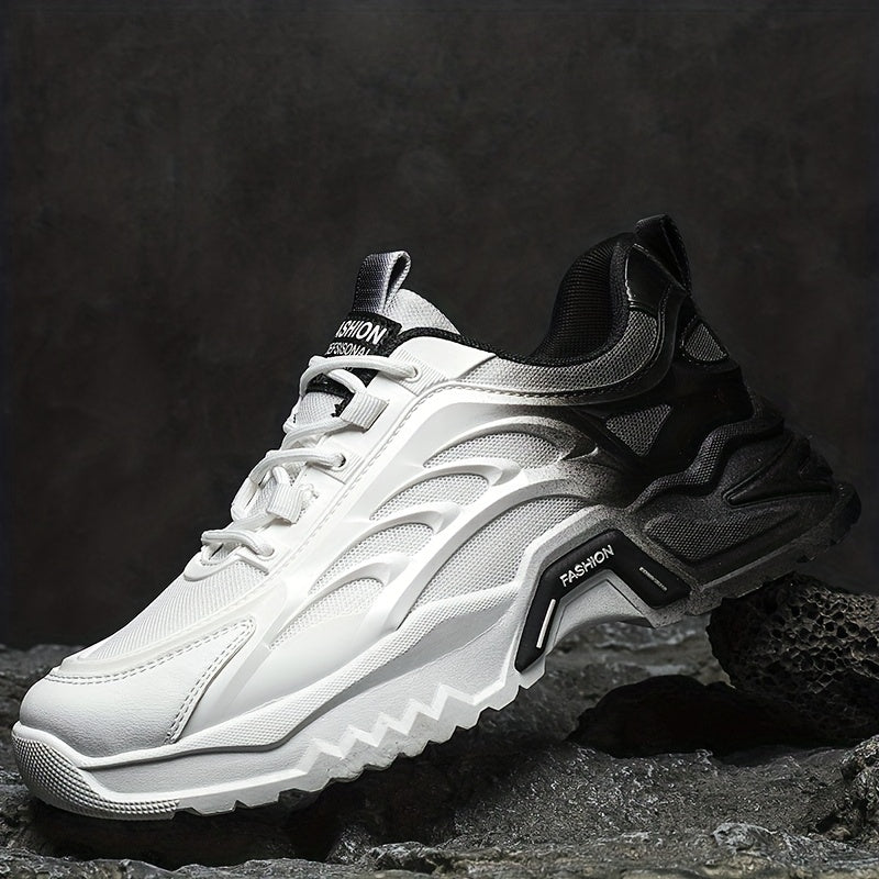 Men's Gradient Chunky Sneakers Dad Shoes Athletic Shoes