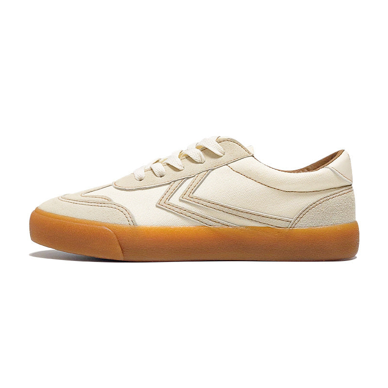 Men's Retro Colorblock Lace Up Skate Shoes