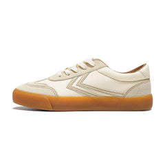 Men's Retro Colorblock Lace Up Skate Shoes