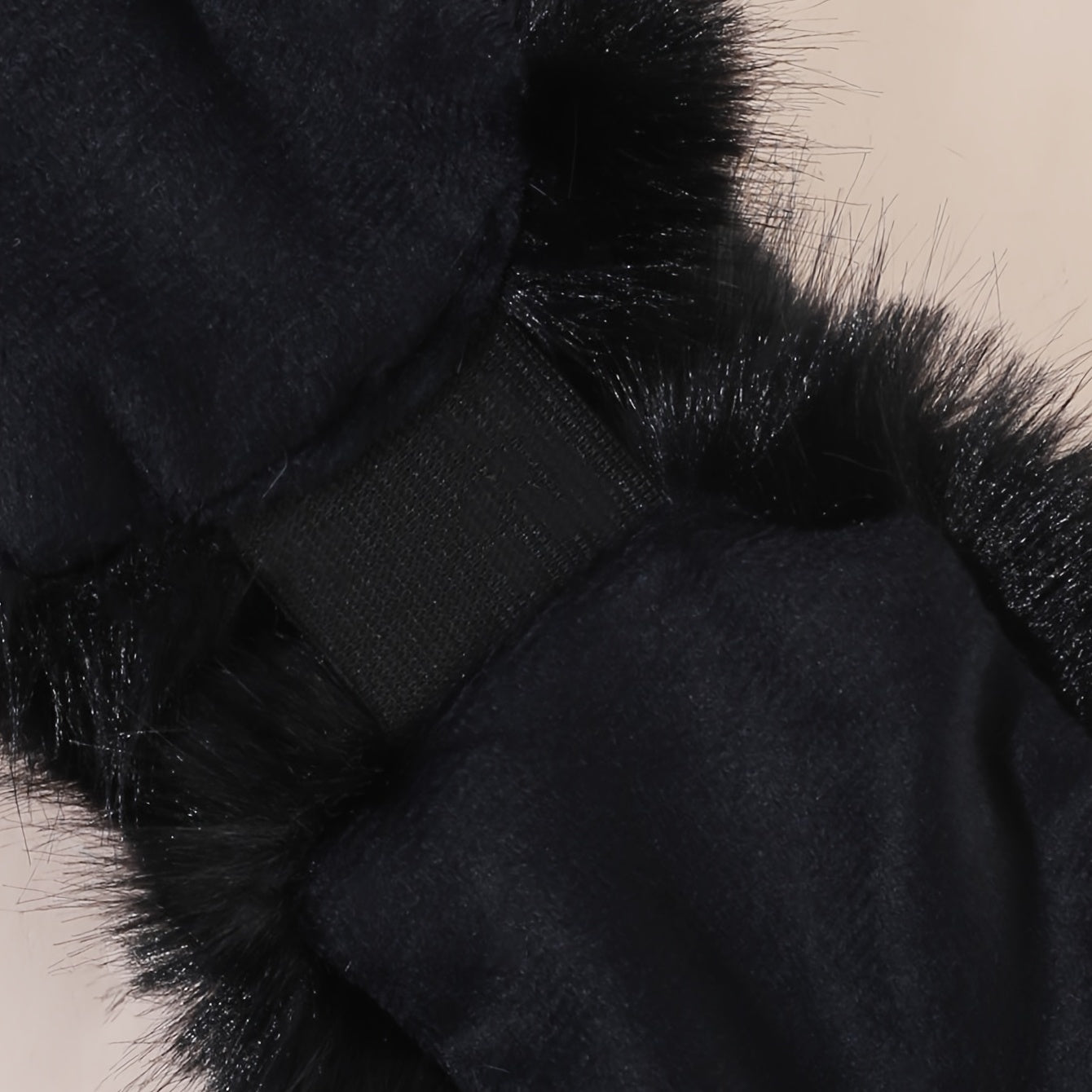 Faux Fur Headband Women Cozy Stretch Hairband Outdoor Ear Warmers