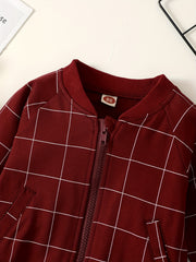 Baby Girls Dressy Plaid Cardigan Winter Outer Wear