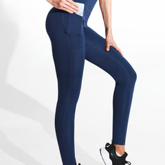 High Waist Yoga Pants Quick Dry With Pocket High Stretch Legging