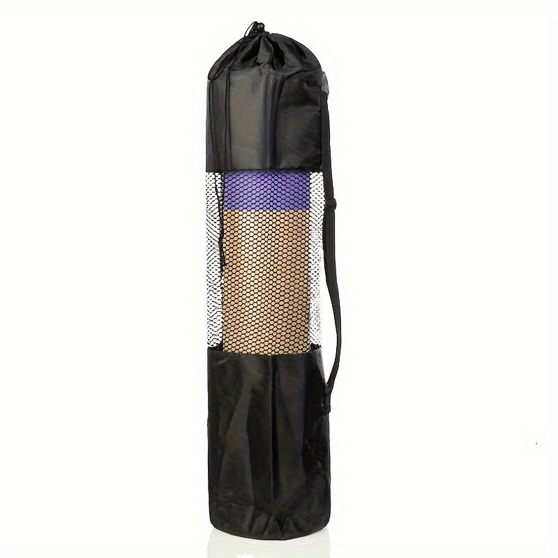 Widened Yoga Mat Storage Bag Oxford Textile Fitness Mesh Bag
