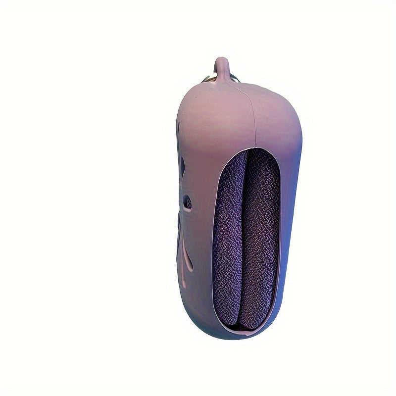 Portable Quick Drying Towel with Silicone Cover - Cooling Sweat Towel