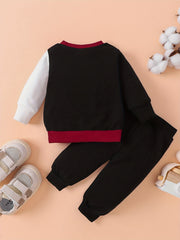 Toddler Boy's Sweatshirt & Trousers Set Fall Winter Tracksuit
