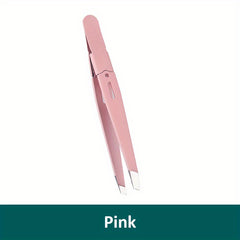 Stainless Steel Eyebrow Tweezers for Fine Hair Lifting