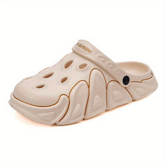 Men's Lightweight Comfy Clogs Hollow Out Non Slip Garden Shoes Summer
