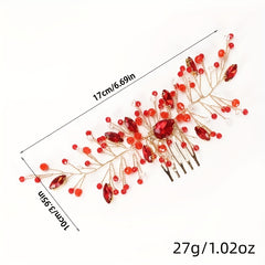 Rhinestone Crystal Hair Comb Bridal Wedding Hair Accessories