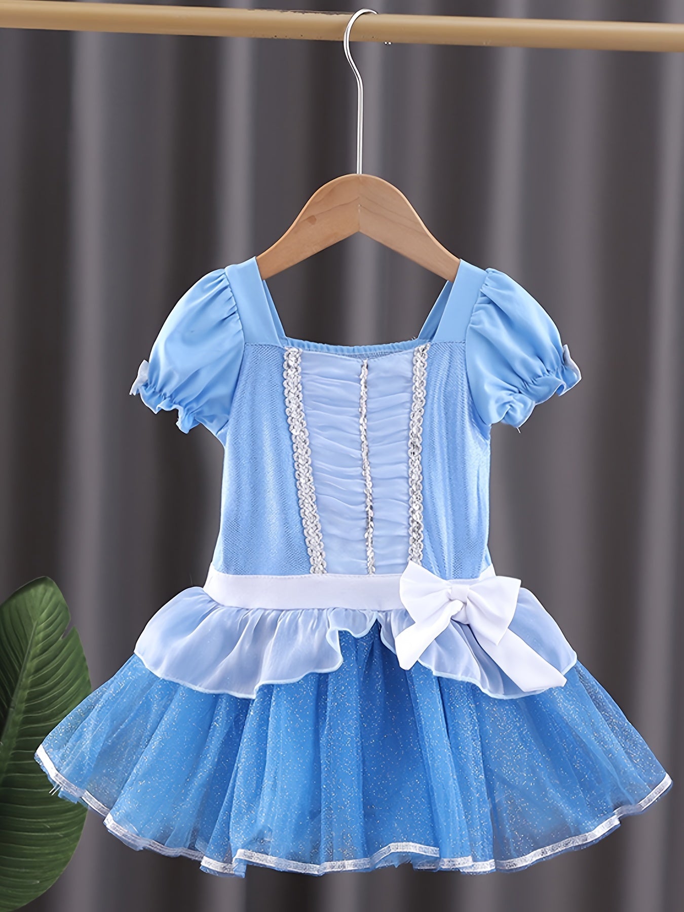 Cotton Sweet Short Sleeve Ballet Tutu Leotard Princess Dress