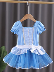 Cotton Sweet Short Sleeve Ballet Tutu Leotard Princess Dress