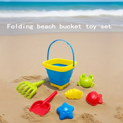 Kids Beach Toys Sand Water Play Set Folding Bucket Christmas Halloween Toy
