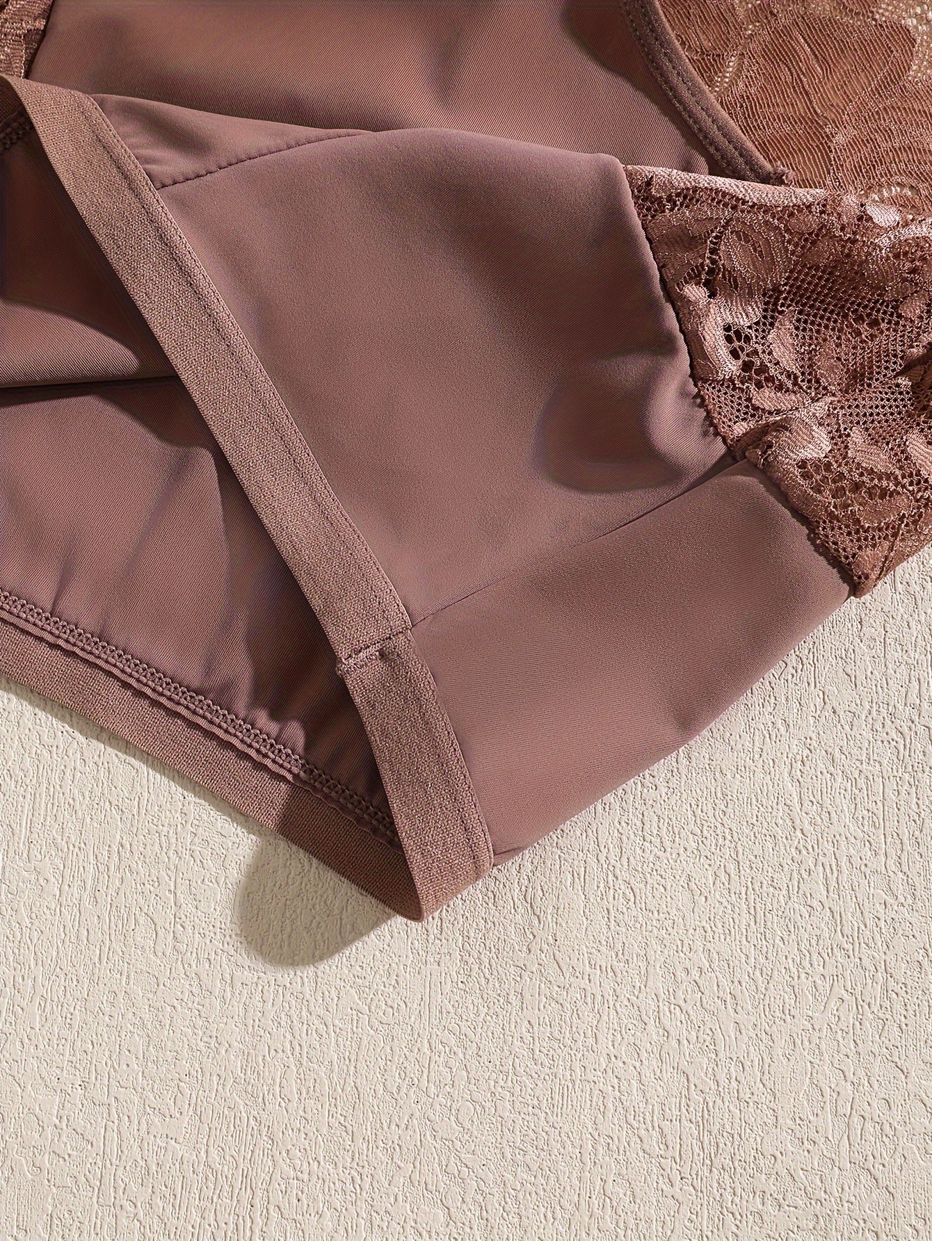 3pcs Lace Briefs Scallop Trim Panties Women's Lingerie