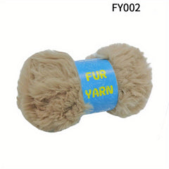 4pcs Faux Mink Fur Yarn for DIY Knitting/Crocheting